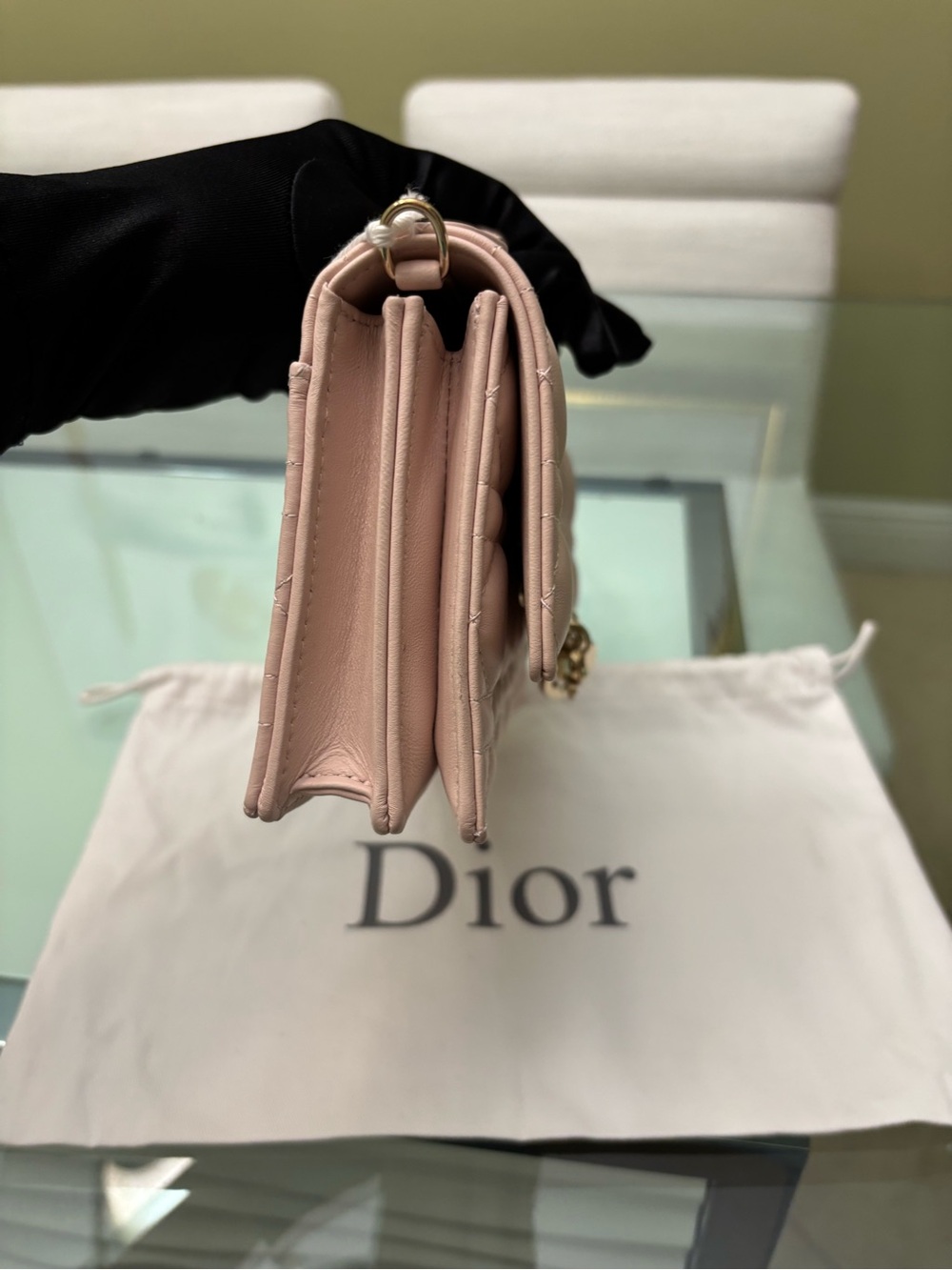 Authentic Brand New My Dior Mini Bag
Powder Pink Cannage Lambskin - Picture 10 of 16